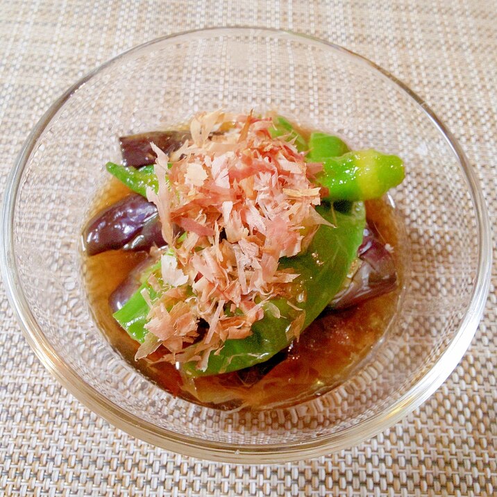 ★めんつゆだけ★夏野菜の焼き浸し